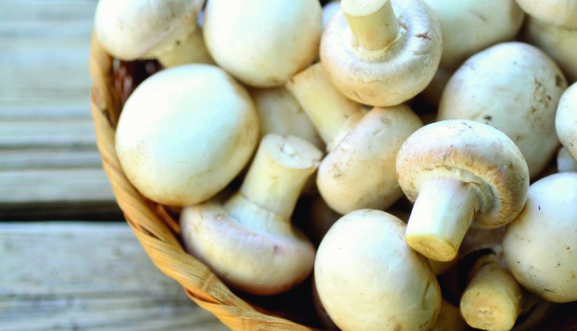 Button mushrooms.