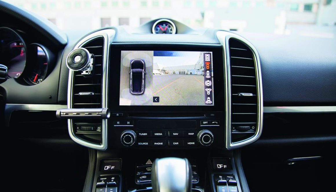 Interior of premium suv, work of front side, side, and rear view