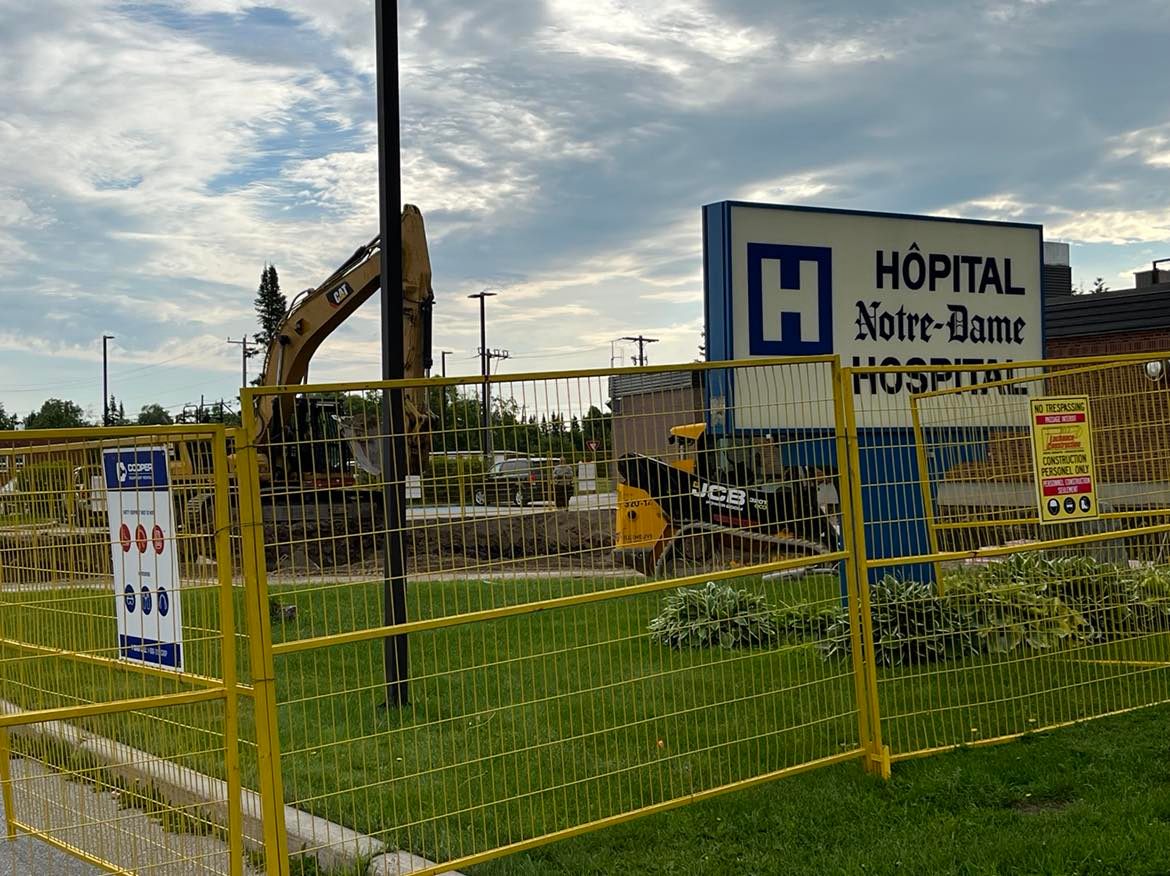 Construction à l’hôpital : un autre tour de force de la communauté de Hearst