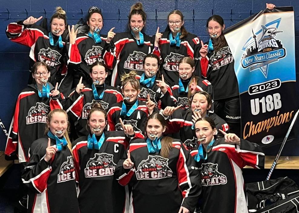 Les Ice Cats U18 championnes à Scarborough