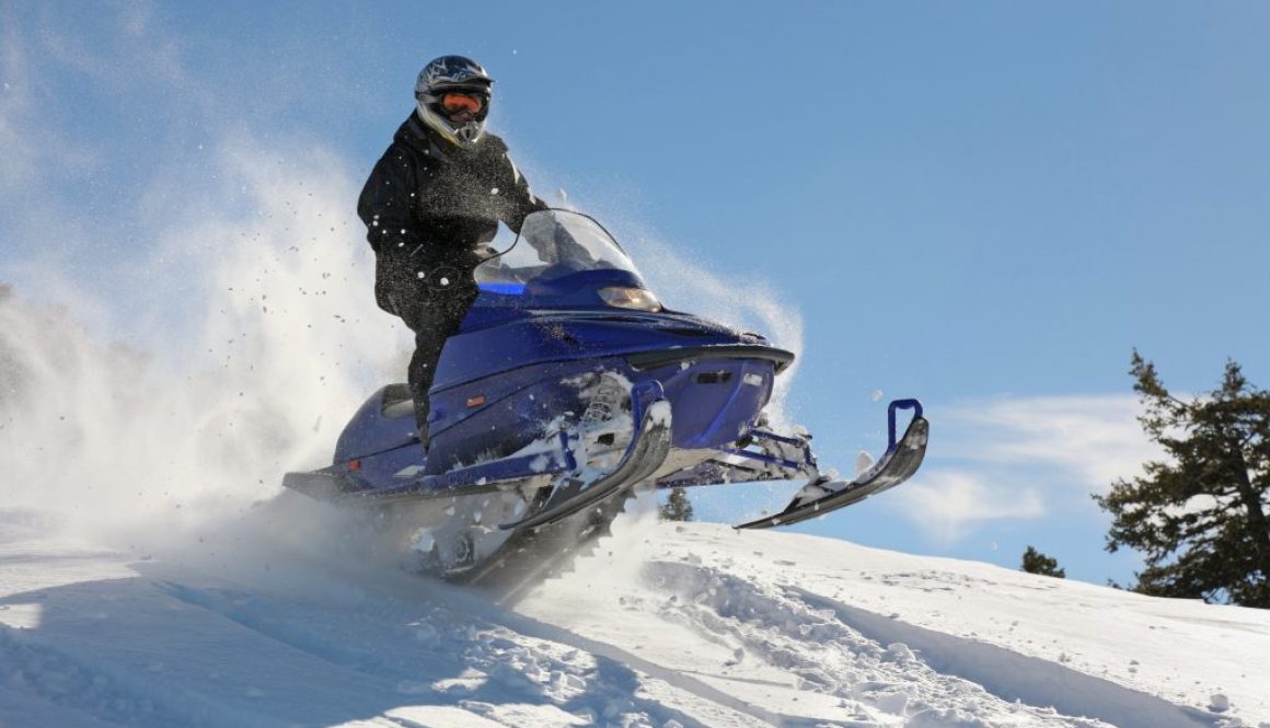 snowmobile action